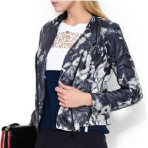 Lauren Vidal slim-fit eco leather jacket women’s Size Small